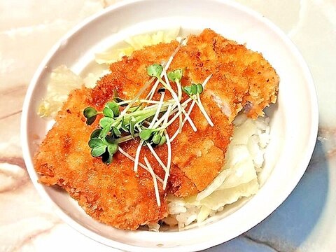 トンカツアレンジ！豚ロースの甘じょっぱいカツ丼♪